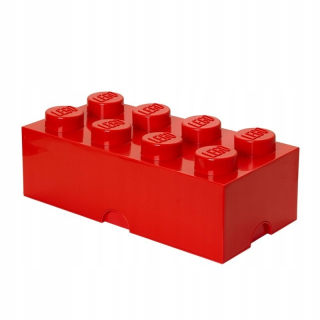 Kontajner blok 8 rokov 50 cm červená
