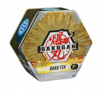 Rozprávková postavička - Kontajner s figúrkami Bakugan Geogan Baku-Cín zlatý