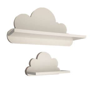 Polica do detskej izby - Police Cloud Sada 2 umenie Police mrakov