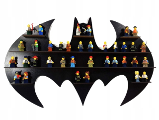Polica do detskej izby - Polica knižnice na Batman Figúrky Batman