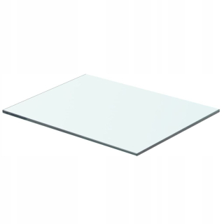 Polica do detskej izby - Sklenená polica bezfarebný panel 40x25cm vidaxl