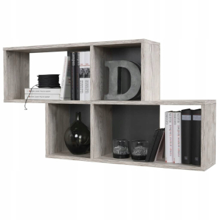 Polica do detskej izby - Polica s 4 Sand Oak VidaXL Oak