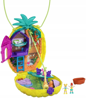 Bábika Polly Pocket - Vrecková kompaktná kabelka Polly Ananas GKJ64