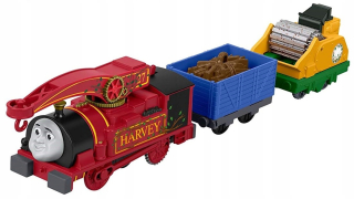 Dráha pre deti, stavebnica - Užitočný Hipek Tomek Track Trackmaster POMOCNÁ ŽATVA