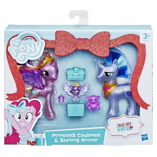 Rozprávková postavička - Pony sada 2 pony Family Cadance brnenie
