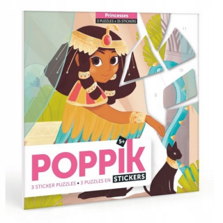 Mak: Nálepky - Puzzle Princezná Poc005