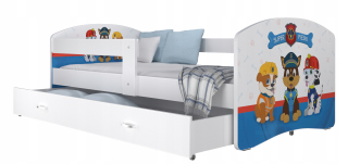 Posteľ Eurotel Luki 80 x 160 cm biela