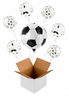 Balóny na párty - Balóny darček pre futbalistu futbalové balóny