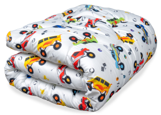 Resoraki prikrývka 140x200 pre chlapca, antialergická, super mäkká z Poľska