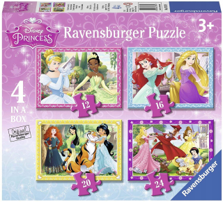 Princess Puzzle 4v1 Ravensburger (12,16,20,24)