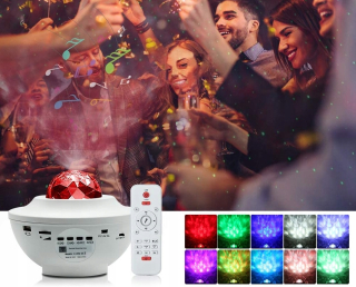 Nočná lampa do detskej izby - Star LED Stars Projektor - Nočný lampár