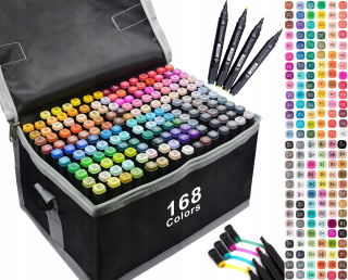 Promarkers DOTYKOVÉ ALKOHOLOVÉ ZNAČOVAČE SET 168 KS