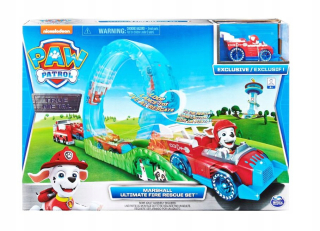 Rozprávkové autíčko - Paw Patrol Marshall Rescue Kit Track Loop