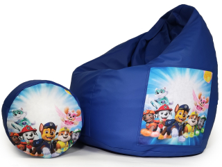 Pufoland viacfarebný pouffe