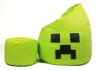 Detský sedací vak - pufa - PUFA pecí Smiley poufs Guľa Gift Deti Sack