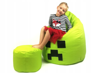Detský sedací vak - pufa - Pouf Seat Sako Poufs Ball Darčekové deti Ball