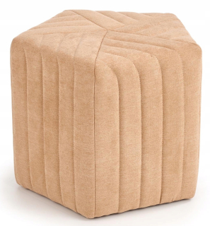 Detský sedací vak - pufa - HEXA 2 pouf HALMAR béžová