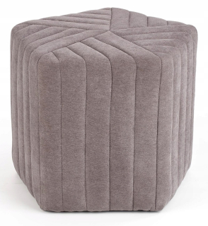 Detský sedací vak - pufa - Pofa Hexa 2 Gray Halmar