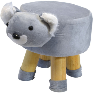 Detský sedací vak - pufa - Pouf stolička taburet Koala 28x28cm
