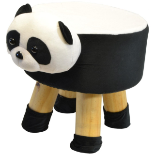 Detský sedací vak - pufa - PUFA Detská stolička Panda 28x28cm