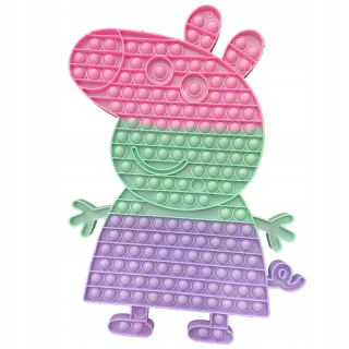 POP IT - Senzorická hračka Push Bubble Peppa pig 40 cm