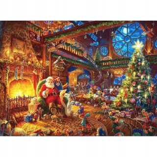 Puzzle 1000 kusov Vianoce, Vianoce, Santa