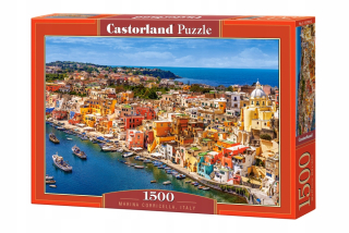 Puzzle 1500 el. C-151769 Marina Corricella, Taliansko