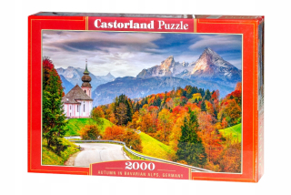 Puzzle 2000 el. C-200795 JESEŇ V bavorských Álp