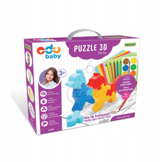 Stavebnica - 3D puzzle kreatívne zvieratá darček puzzle