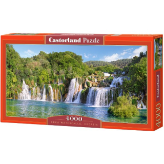 Puzzle 4000 el. Krka vodopády, Chorvátsko Castor