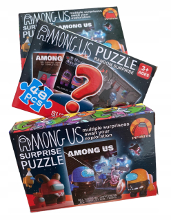 Puzzle "medzi nami" 3v1, 3 * 48 = 144 prvkov, wys. Pl
