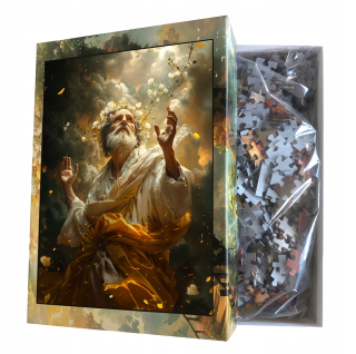 Boh puzzle Zbožné predmety 2000 dielikov. 80x60cm Kresťanský kostol viery č.2