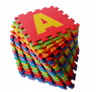 Vzdelávacia podložka pre deti - Puzzle listy penové rohože pena puzzle 26ks