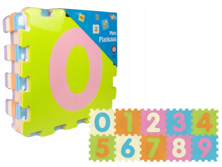 Pena puzzle veľké počty rohože 26 el. PASTEL