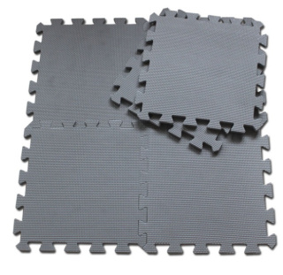 Penové puzzle Penové mat. Gray 10el 30x30