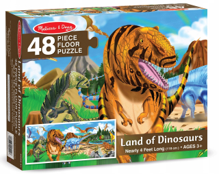 Podlaha puzzle dinosaury 48 el. Melissa XXL