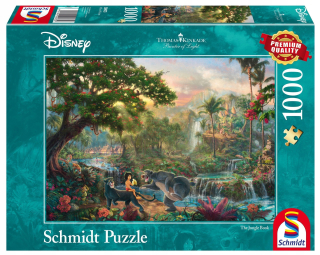 Puzzle Schmidt 1000 Kinkade Disney Kniha džungle