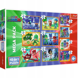 Puzzle Trefl Brave PJ Masks 10v1