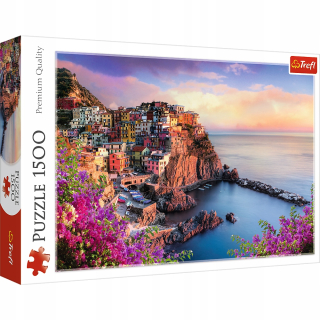 Puzzle výhľad na mesto Manarola 1500el.