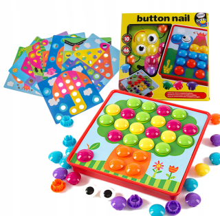 PUZZLE PINEKI Huby + Šijací Science Set 603el