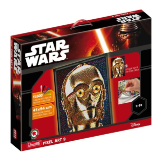 Quercetti MOSAIC PIXEL ART. 9 STAR WARS C-3PO