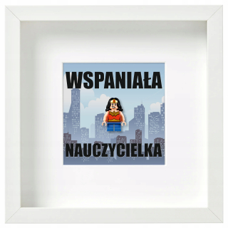 Rám s figúrka @@ Wonder Woman @@ pre učiteľov