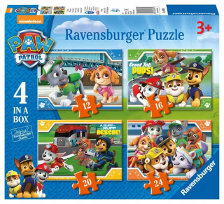 Ravenbsburger Puzzle PSI hliadka 4v1 19 x 14 cm