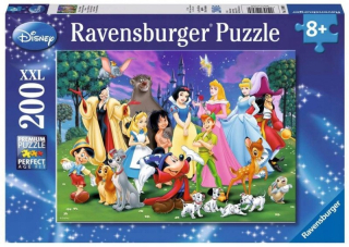 Ravensburger Puzzle 200 XXL znaky Disney rozprávky