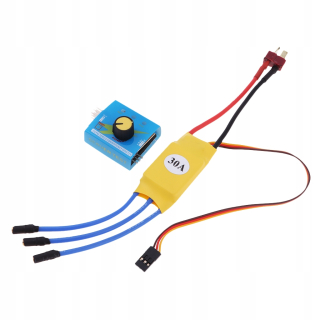 RC Kvadrokoptéra ESC xxd 30A a RC Servo Tester pre RC