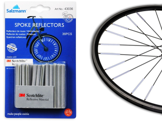 REFLEXNÉ TUBY REFLEXNÉ RÁMCE PRE BICYKLE SPOKS 36 ks