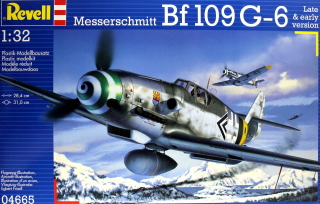 Lietadlo pre deti - Revell Messerschmitt Bf109 G6 neskoré (hračky)