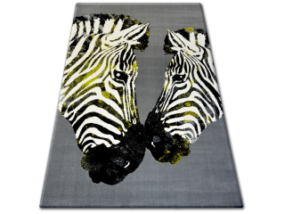 Koberec do detskej izby - Senzačný koberec Flash 160x225 Zebra Zebra # B070