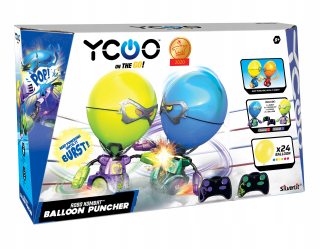 Auto na diaľkové ovládanie - Robo Kombat Balloon zásah roboti Silverlit 2pak