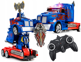 Auto na diaľkové ovládanie - Robot truck diaľkovo ovládané transformácie